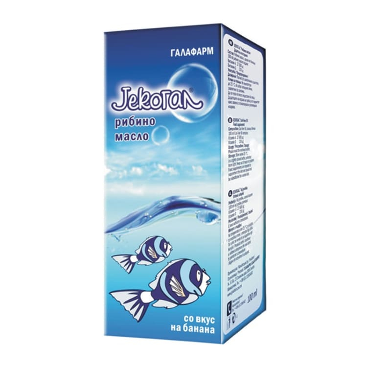 Jekogal riblje ulje sa ukusom banane 100ml